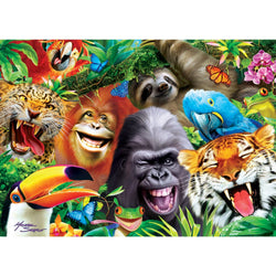 Selfies - Rainforest Rascals 500 Piece Jigsaw Puzzle