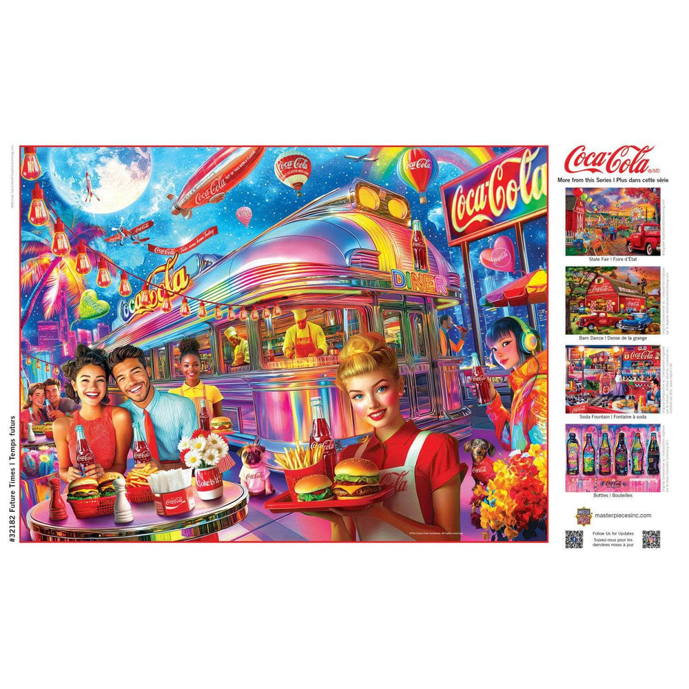 Coca-Cola - Future Times 300 Piece EZ Grip Jigsaw Puzzle (ONLINE ORDER ONLY)