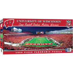 Wisconsin Badgers - 1000 Piece Panoramic Jigsaw Puzzle - End View (ONLINE ORDER ONLY)