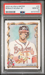 2023 TOPPS ALLEN & GINTER RONALD ACUNA JR.  #37 - PSA 10 (Online Order Only)