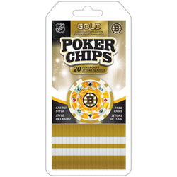 Boston Bruins 20 Piece Poker Chips (ONLINE ORDER ONLY)