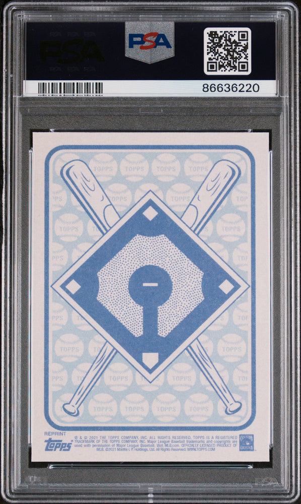 2021 TOPPS X MICKEY MANTLE COLLECTION #39 - PSA 9 (Online Order Only)