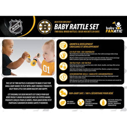 Boston Bruins - Baby Rattles 2-Pack (ONLINE ORDER ONLY)