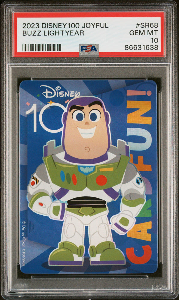 2023 CARD FUN DISNEY 100 JOYFUL BUZZ LIGHTYEAR SR68 PSA 10 (Online Order Only)