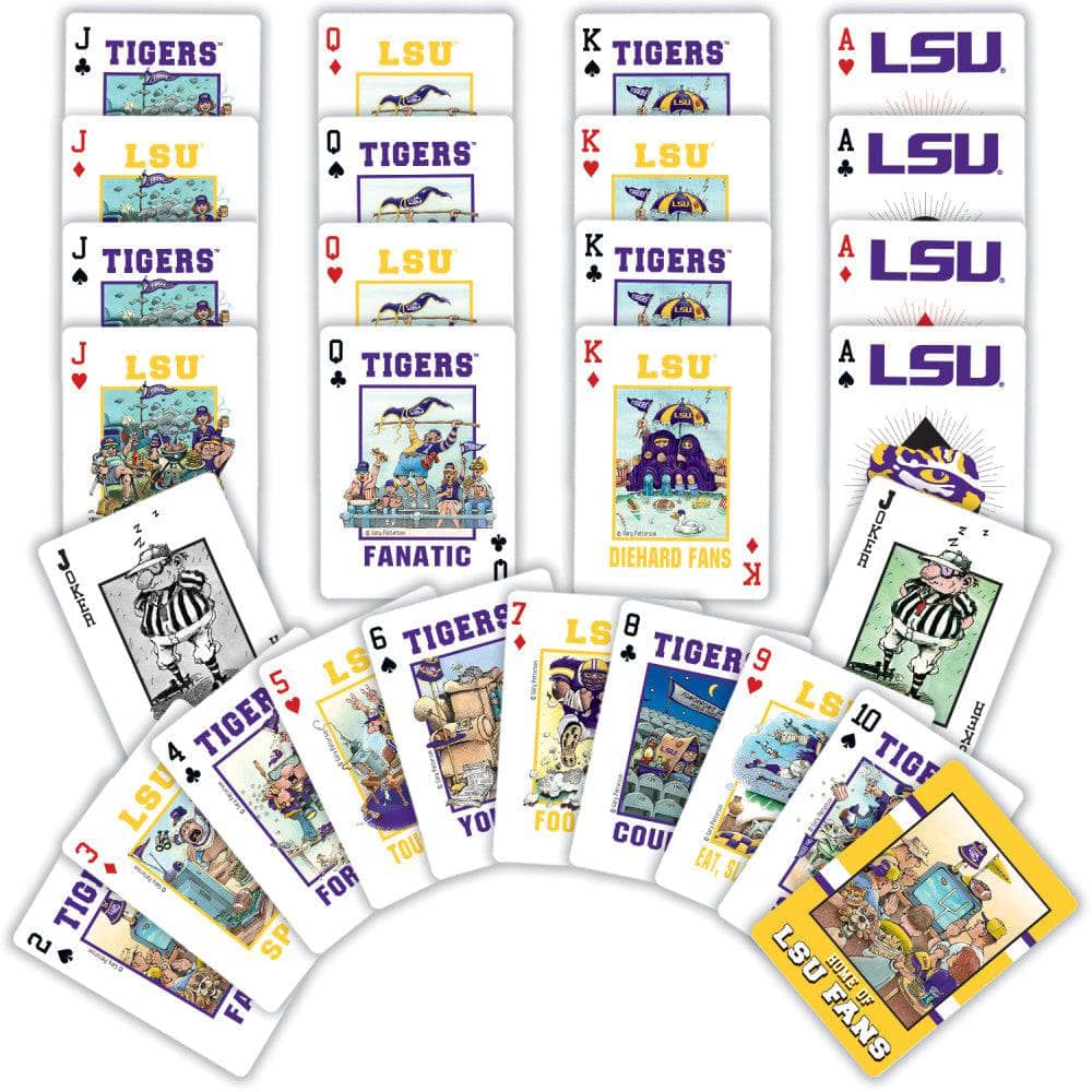 LSU Tigers Fan Deck Playing Cards - 54 Card Deck (ONLINE ORDER ONLY)