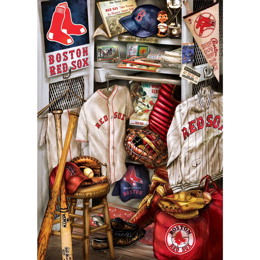 Boston Red Sox - Locker Room 500 Piece Jigsaw Puzzle