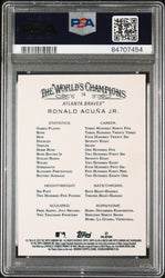 2022 TOPPS ALLEN & GINTER CHROME RONALD ACUNA JR.  #14 - PSA 10 (Online Order Only)