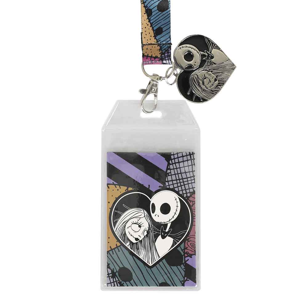 Tim Burton's The Nightmare Before Christmas Jack & Sally Breakaway Lanyard (Online Order Only)