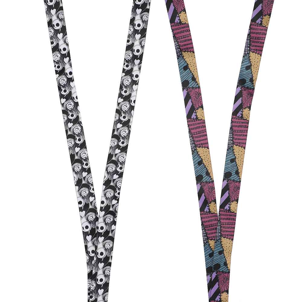 Tim Burton's The Nightmare Before Christmas Jack & Sally Breakaway Lanyard (Online Order Only)