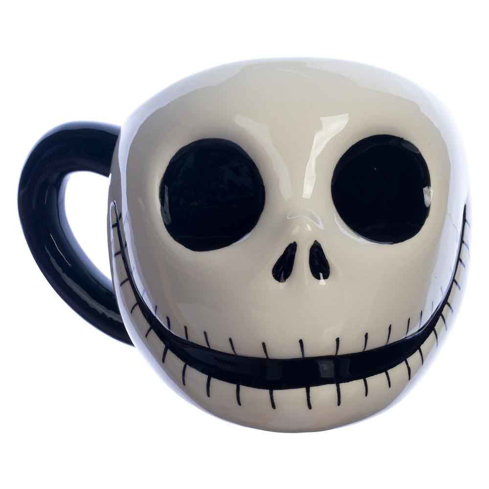 Tim Burton's The Nightmare Before Christmas Jack Skellington 3D 16oz Sculpted Ceramic Mug (Online Order Only)