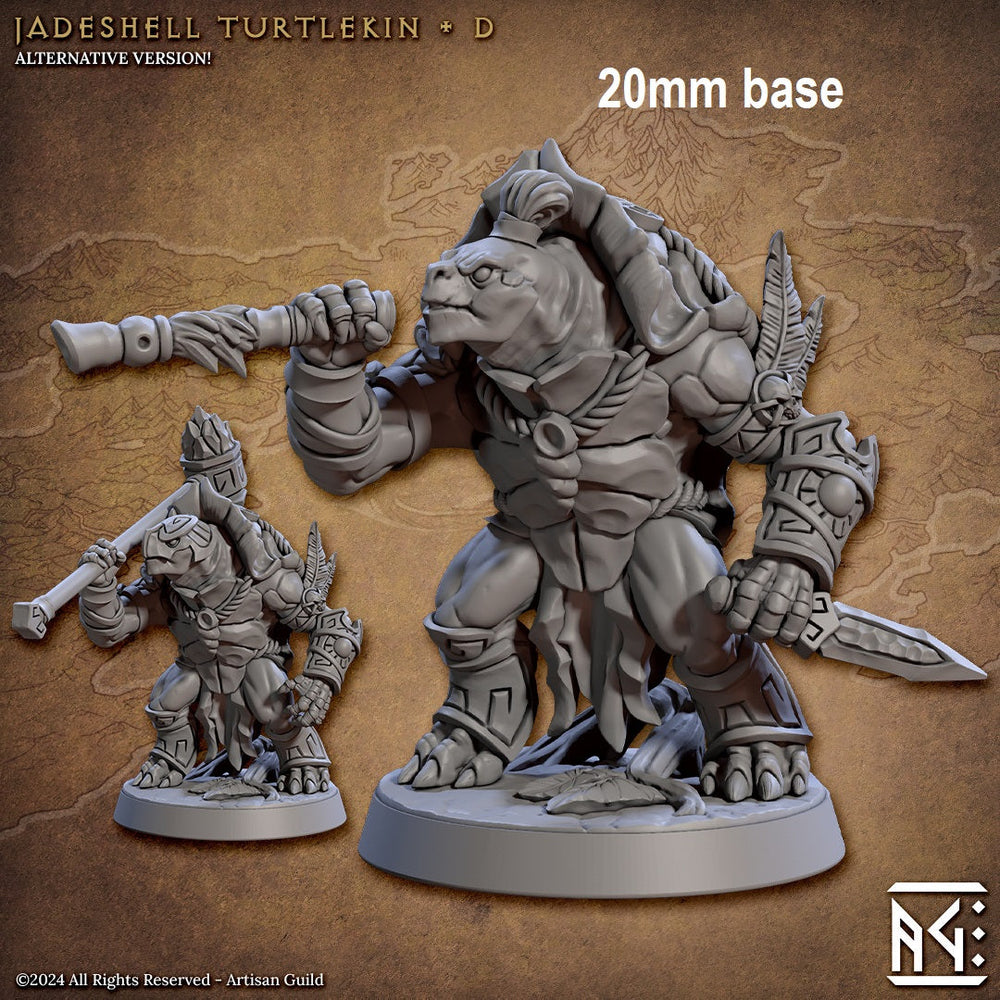 Jadeshell Turtlekin Warrior (Base Sculpt D) (Online Order Only)