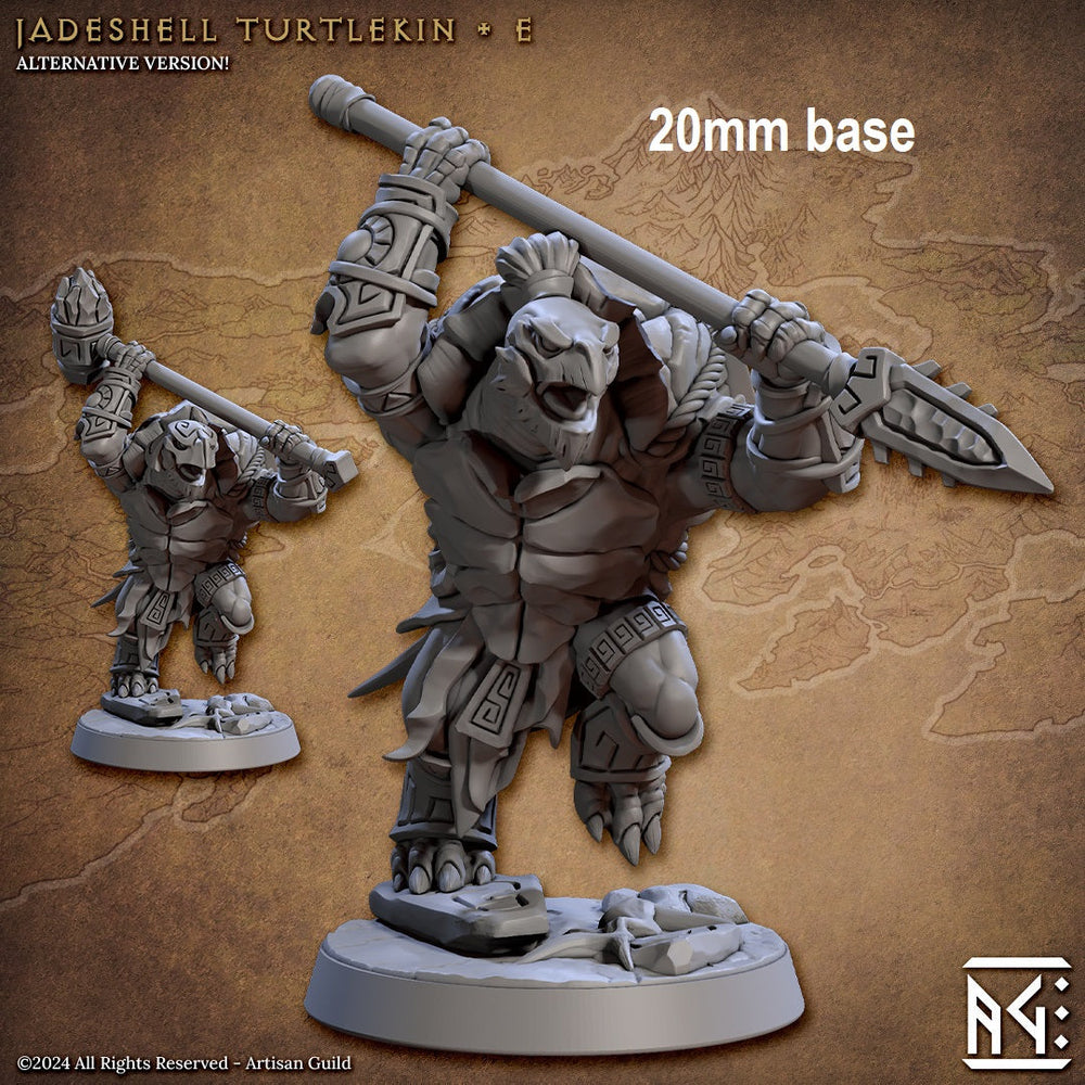 Jadeshell Turtlekin Warrior (Base Sculpt E) (Online Order Only)