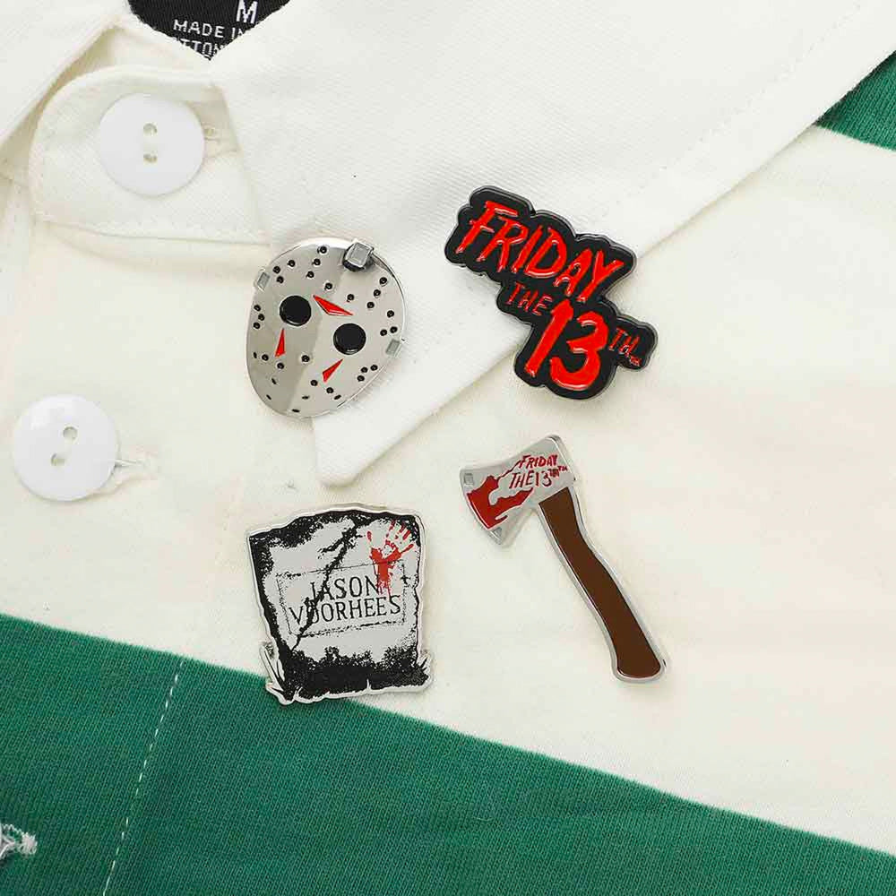Friday the 13th Jason Voorhees Enamel Pin Set (Online Order Only)