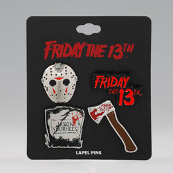 Friday the 13th Jason Voorhees Enamel Pin Set (Online Order Only)