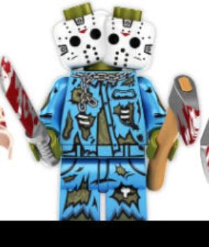 Hockey Mask Slasher Custom Minifig (Online Only)
