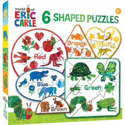 Eric Carle - Colors 6-Pack Mini Shaped Jigsaw Puzzles (ONLINE ORDER ONLY)