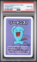2023 POKEMON OLD MAID SUPER HIGH TENSION WOBBUFFET # - PSA GEM MT 10 (Online Order Only)