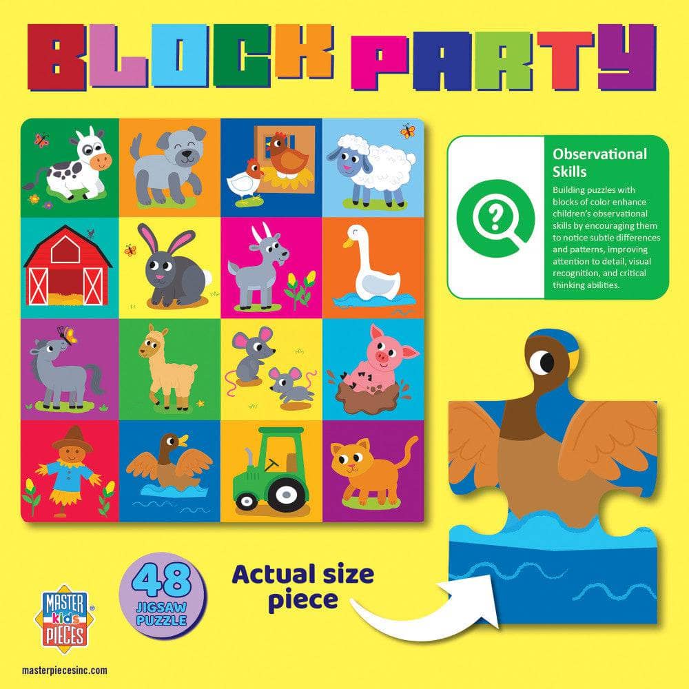 Block Party - Undersea 48 Piece Jigsaw Puzzle (ONLINE ORDER ONLY)