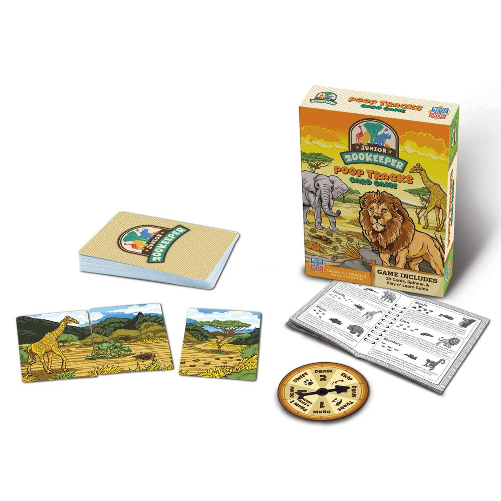 Jr. Zookeeper Poop Tracks Card Game (ONLINE ORDER ONLY)