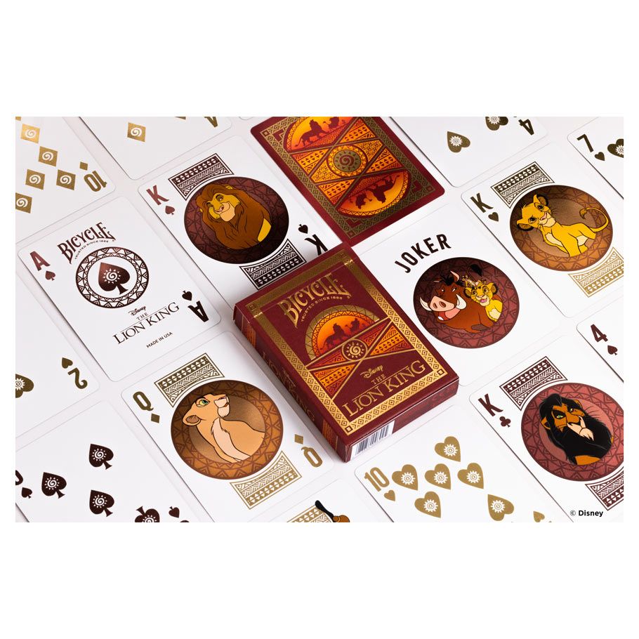Bicycle The Lion King Playing Cards (ONLINE ORDER ONLY)