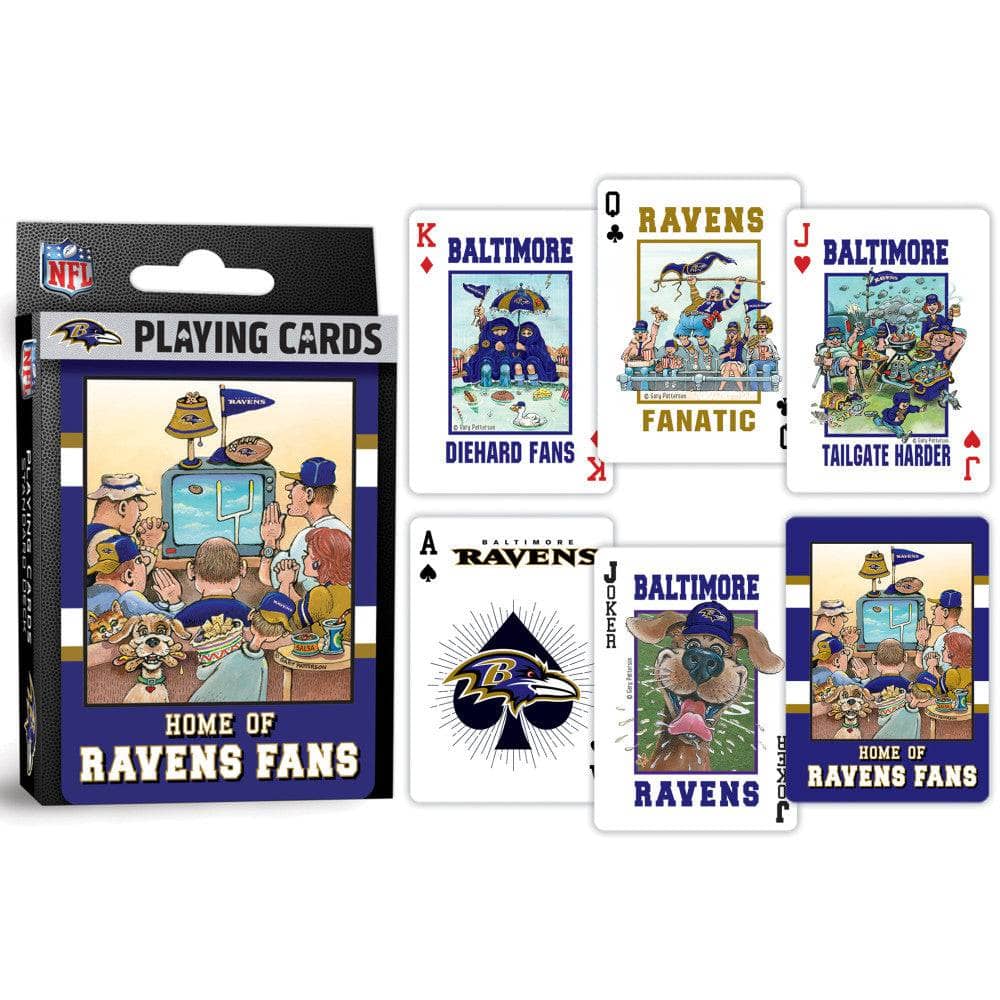 Baltimore Ravens Fan Deck Playing Cards - 54 Card Deck (ONLINE ORDER ONLY)