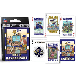 Baltimore Ravens Fan Deck Playing Cards - 54 Card Deck (ONLINE ORDER ONLY)