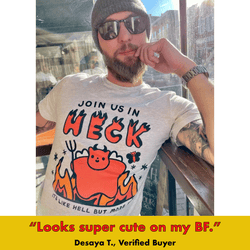Join Us In Heck' Shirt (ONLINE ORDER ONLY)