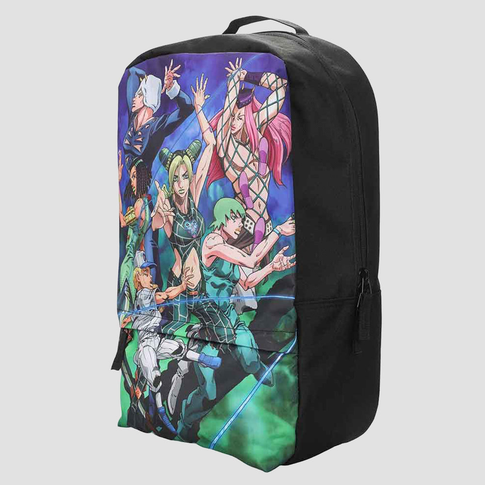 JoJo's Bizarre Adventure Stone Ocean Group Collage Laptop Backpack (Online Order Only)