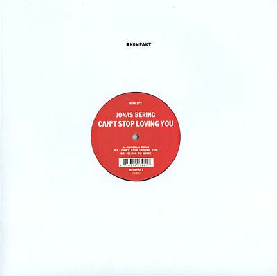 JONAS BERING - Can't Stop Loving You [Vinyl] (ONLINE ORDER ONLY)
