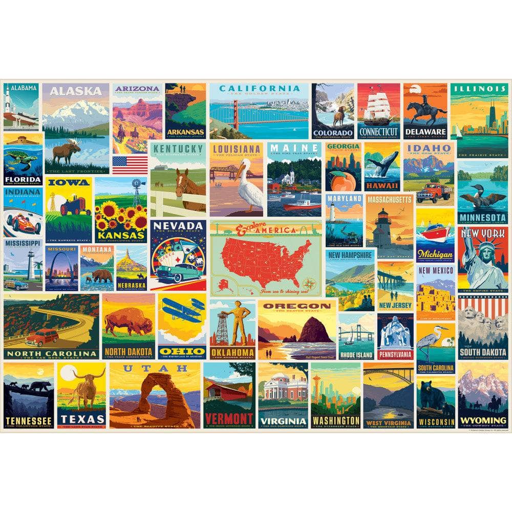 Signature Collection - State Pride 2000 Piece Jigsaw Puzzle