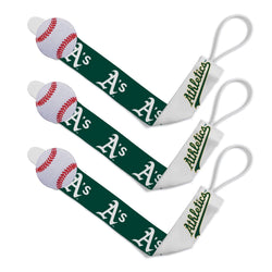 Oakland Athletics - Pacifier Clip 3-Pack (ONLINE ORDER ONLY)