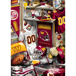 Washington Commanders - Locker Room 500 Piece Jigsaw Puzzle (ONLINE ORDER ONLY)