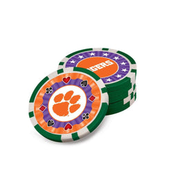 Clemson Tigers 300 Piece Poker Set (ONLINE ORDER ONLY)