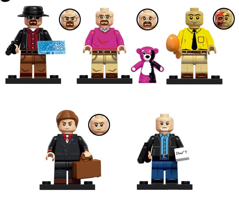 Desert Crime Lords Custom Minifigure Set of 5