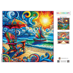 Kaleidoscope - Beach Day 1000 Piece Jigsaw Puzzle (ONLINE ORDER ONLY)