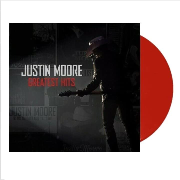 Justin Moore - Greatest Hits (Colored Vinyl, Translucent Red, Gatefold LP Jacket) [Vinyl] (ONLINE ORDER ONLY)