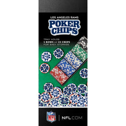 Los Angeles Rams 100 Piece Poker Chips (ONLINE ORDER ONLY)