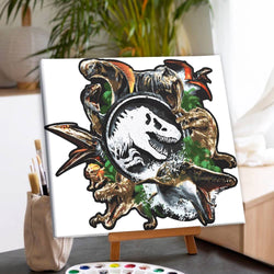 Jurassic Icons - Paint By Numbers Kit (ONLINE ORDER ONLY)