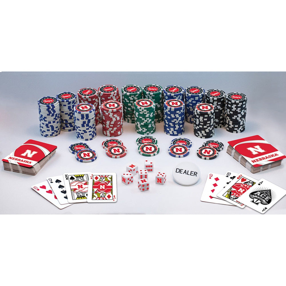Nebraska Cornhuskers 300 Piece Poker Set (ONLINE ORDER ONLY)