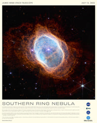 JWST Historic Poster #2 - Southern Ring Nebula (ONLINE ORDER ONLY)