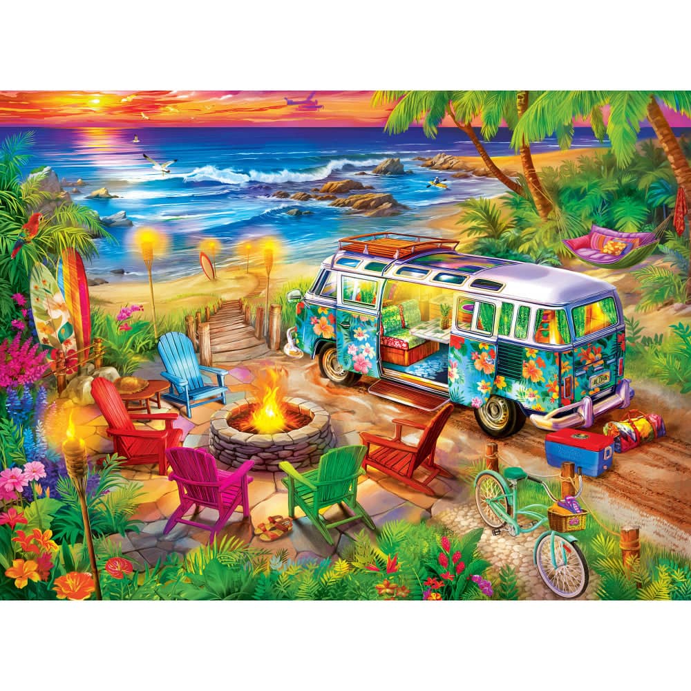 Seek & Find - Beach Bum Bliss 1000 Piece Jigsaw Puzzle