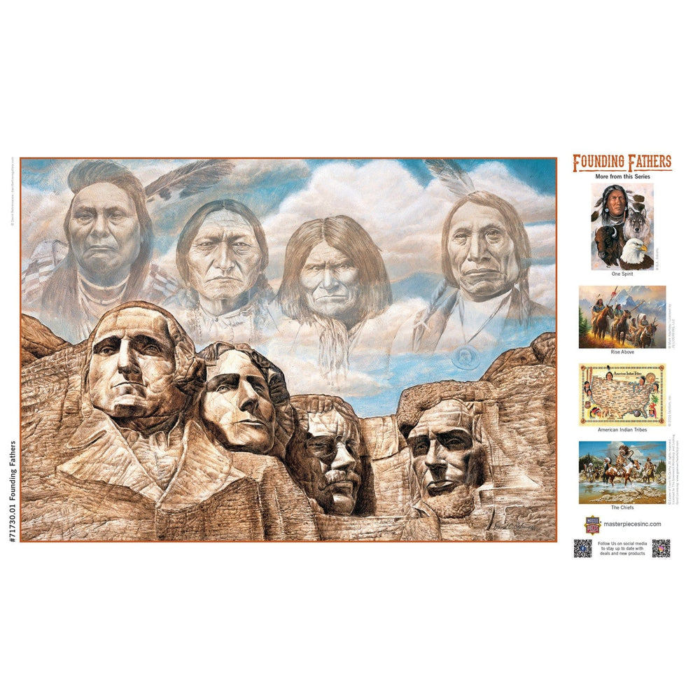 Founding Fathers 500 Piece Jigsaw Puzzle (ONLINE ORDER ONLY)