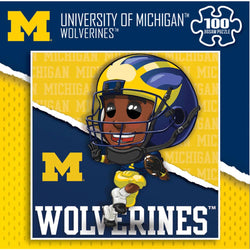 Michigan Wolverines - NCAA Mascot 100 Piece Jigsaw Puzzle (ONLINE ORDER ONLY)