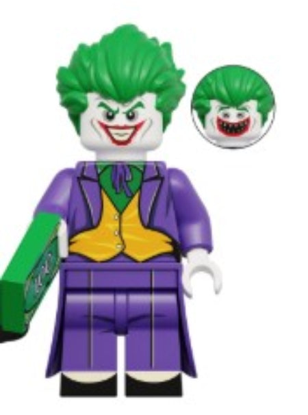 Clown Prince Custom Minifig – Chaotic Crime Mastermind (ONLINE ORDER ONLY)