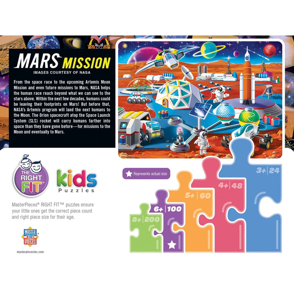 NASA - Mars Mission 100 Piece Jigsaw Puzzle (ONLINE ORDER ONLY)