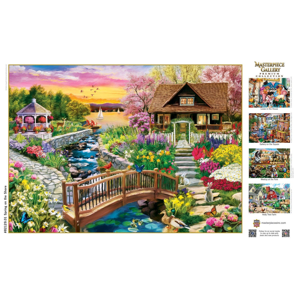 Masterpiece Gallery - Spring on the Shore 1000 Piece Jigsaw Puzzle (ONLINE ORDER ONLY)