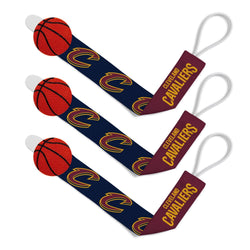 Cleveland Cavaliers - Pacifier Clip 3-Pack (ONLINE ORDER ONLY)