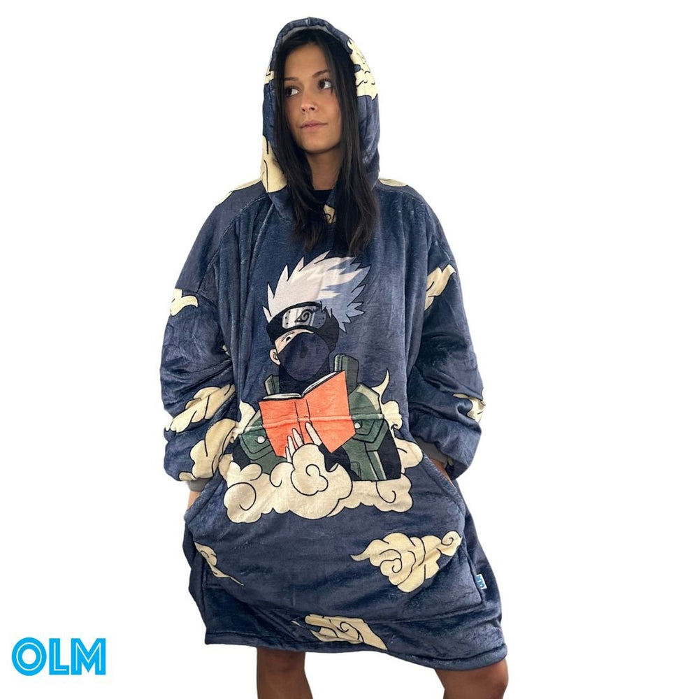 Kakashi Hatake Wearable Blanket Hoodie for Kids & Adults (ONLINE ORDER ONLY)