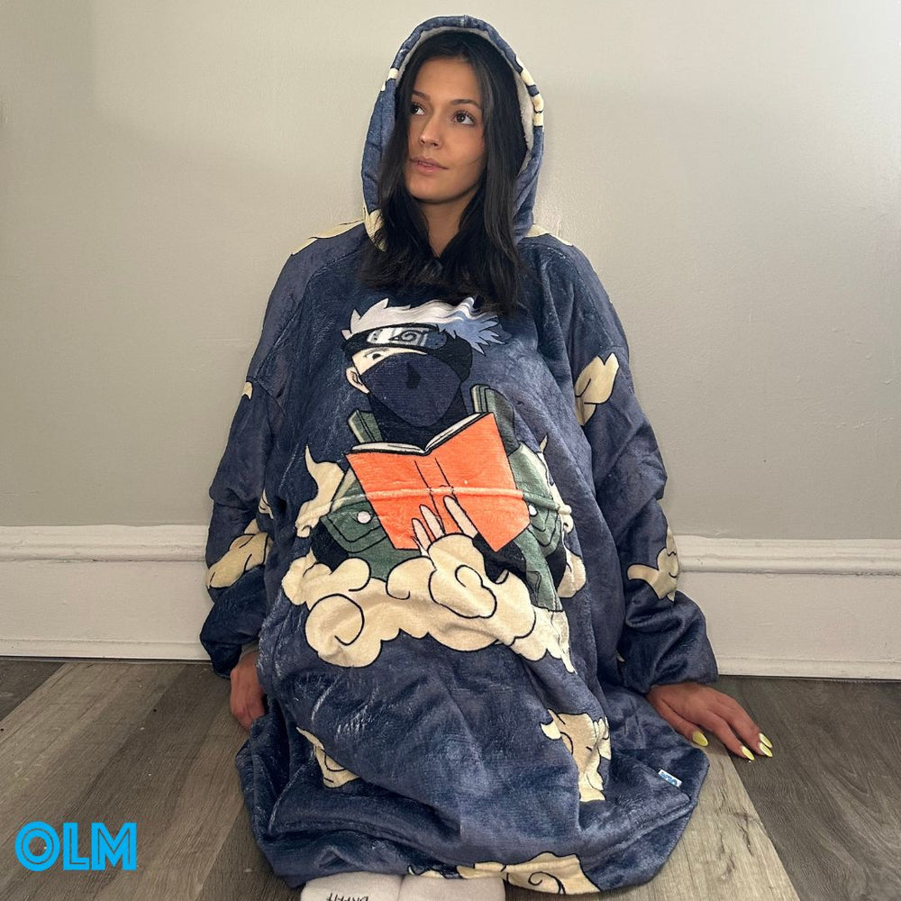 Kakashi Hatake Wearable Blanket Hoodie for Kids & Adults (ONLINE ORDER ONLY)
