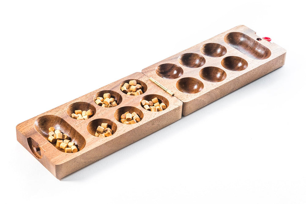 Wooden Folding Mancala Board Game (Online Order Only)